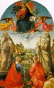 Christ in Heaven with Four Saints and a Donor, Domenico Ghirlandaio